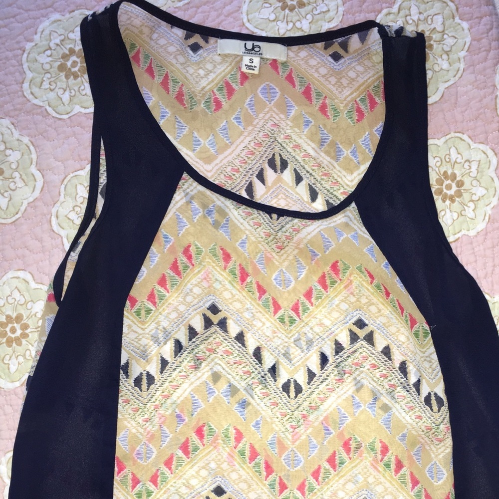Boutique brand sheer top
